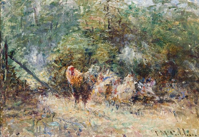 Frederick Mccubbin Study of Poultry Spain oil painting art